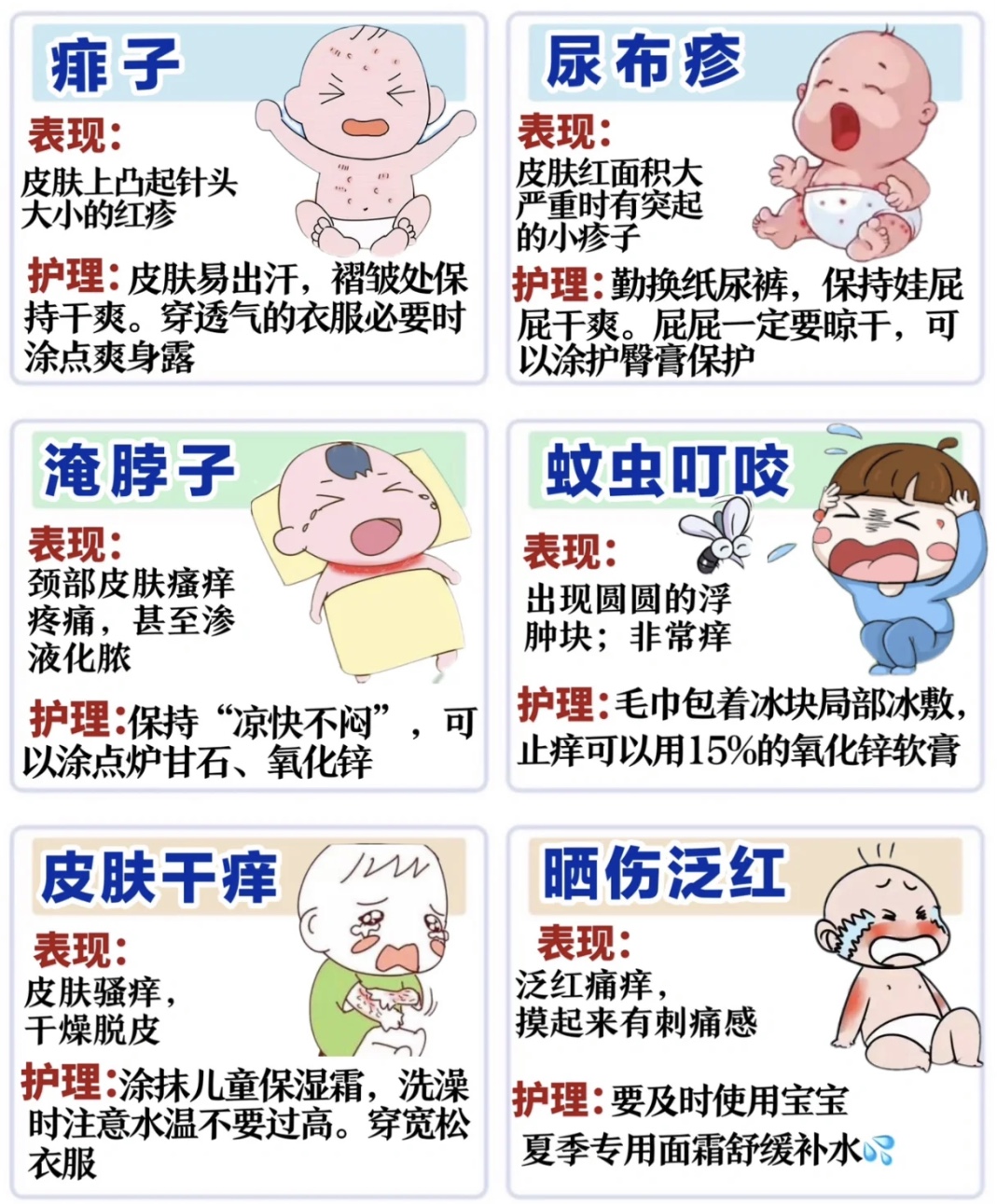 夏季將至，預(yù)防寶寶容易出現(xiàn)的皮膚問題